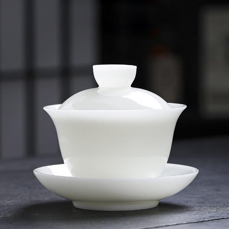 Ice Jade Ceramic Anti-Scald Gaiwan