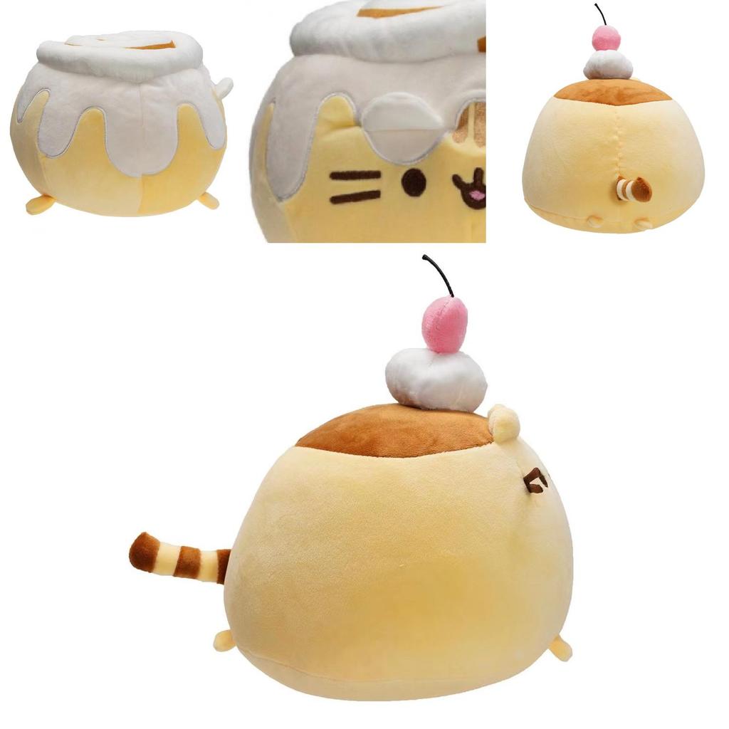 Entzückendes Plüschtier Kissen mit kurzem Plüsch PP Baumwollfüllung Pusheen Katzen Serie