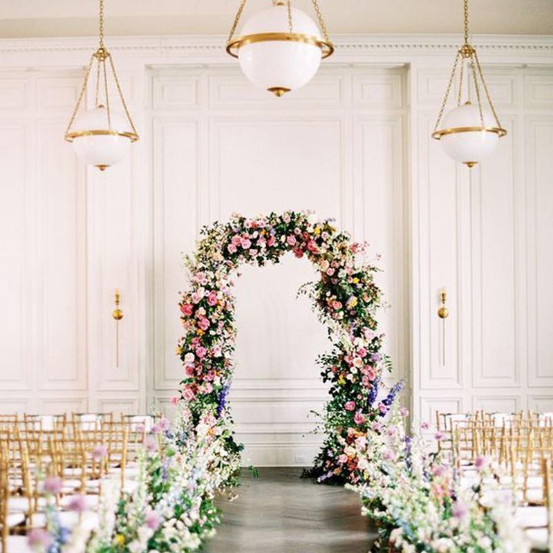 Wedding Arch Flower Frame Stand Balloon Arch Support Wedding Party Supplies Outdoor Lawn Decor Baby Shower Birthday Backdrop