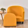 Split Style Tub Chair Cover Stretch Armchair Cover Club Sofa Covers for Living Room Sofas Slipcovers with Seat Cushion Covers