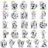 Charm Fits Original Bracelets Copper Femininity English Letters Beads Women Pendant Bead Jewelry Making