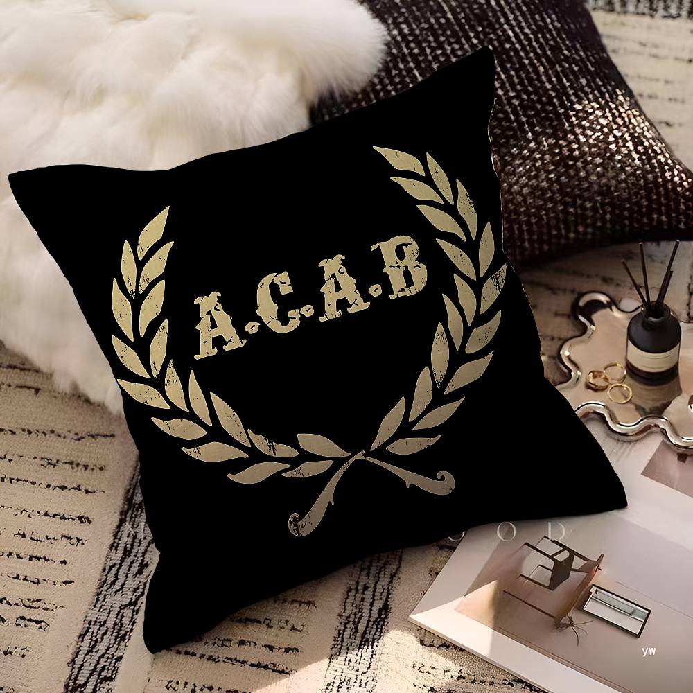 

AAcabS UUltras Logo Cushion Cover Car Throw Pillow Case For Sofa Car Christmas Gift 40x40cm 45x45cm 30x30 cm