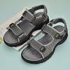 Mode Schnelltrocknende Sommer Herren Sandalen Echtes Leder Herren Strandsandalen Weiche Bequeme Outdoor Badeschuhe Allround Cool Römer Flats