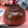 Kitchen Wooden Fruit Salad Noodles Rice Dining Bowl Soup Food Container TablewareLarge