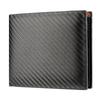 New Carbon Fiber Short Wallet Men's Card Bag Integrated Zipper Change Bag Holder