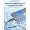 USB C Fast Charging Cable 6A PD 66W Data Sync Nylon Braided Cord USB C to Type C Adapter Fast Charging Cable