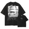 2026 Hot Sale Anime C-Chainsaw M-Man T Shirts Oversized Vintage Washed Denji T-shirt Manga Power T Shirt Pochita Makima Reze Tops Tees Short Sleeve