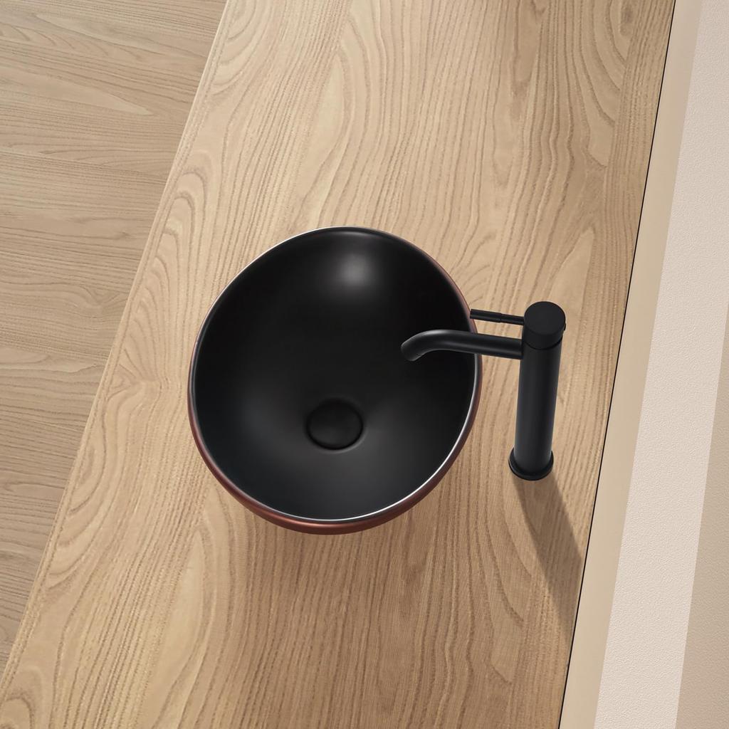 Limitiert Stilvolles Kleines Freistehendes Handwaschbecken Keramik Handwaschbecken Handwaschbecken Schwarz [JOMOWN Verkauf] Waschbecken, Waschbecken, 410340145mm, Waschbecken, Typ,