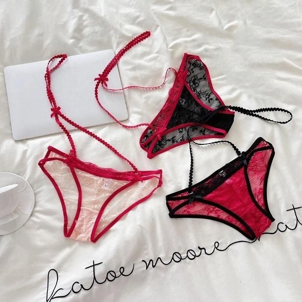 Pendant Chain Lace Panties Hanging Neck Lace Underpants Underwear for Women  Valentine's Day Gift