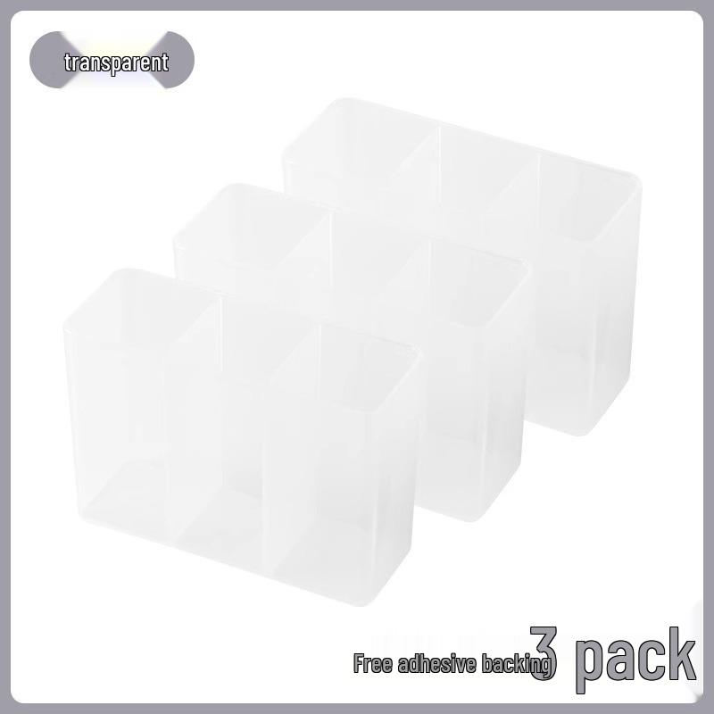 Three-Compartment Wall-Mounted Mirror Cabinet for Bathroom Storage