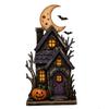 Halloween Schreibtischdekorationen Holz Tischplatten-Display Akzent für Kaminsims, Regal und Party-Dekoration, Ein ausgewählter Stil pro Packung