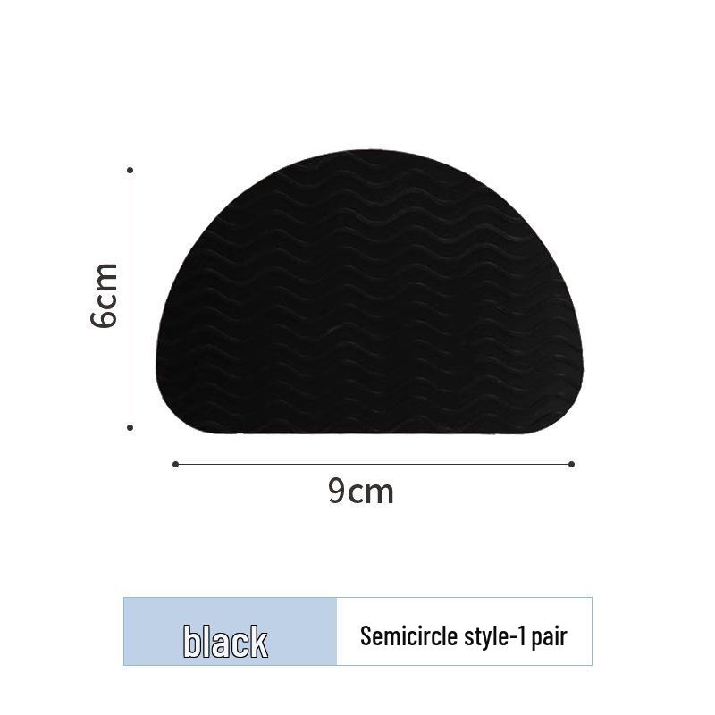 Water Ripple Non-Slip Silicone Heel Stickers