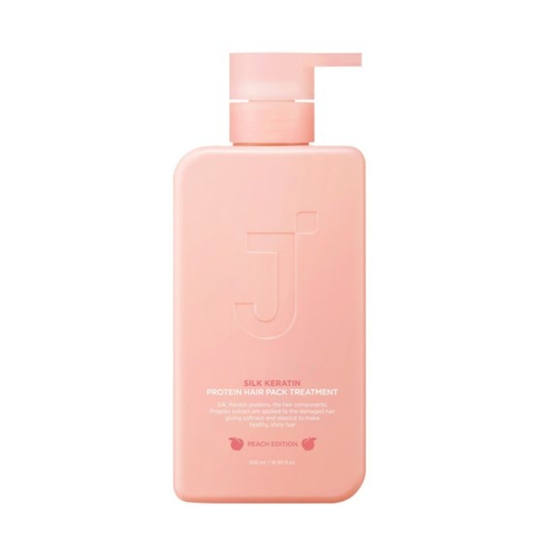 JSOOP Silk Keratin Protein Hair Pack Treatment Peach Edition 500ml*1Pc/2Pcs 1Pc