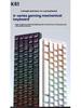 K61 Compact RGB Mechanical Keyboard - 61-Key Portable for Laptop & Office Gaming with Blue, Brown, Red Switch Options