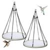 Adjustable Bird Feeder Seed Catcher Tray 15/24/30inch Diameter Outdoor Feeding Platform Spillproof Design Garden Use