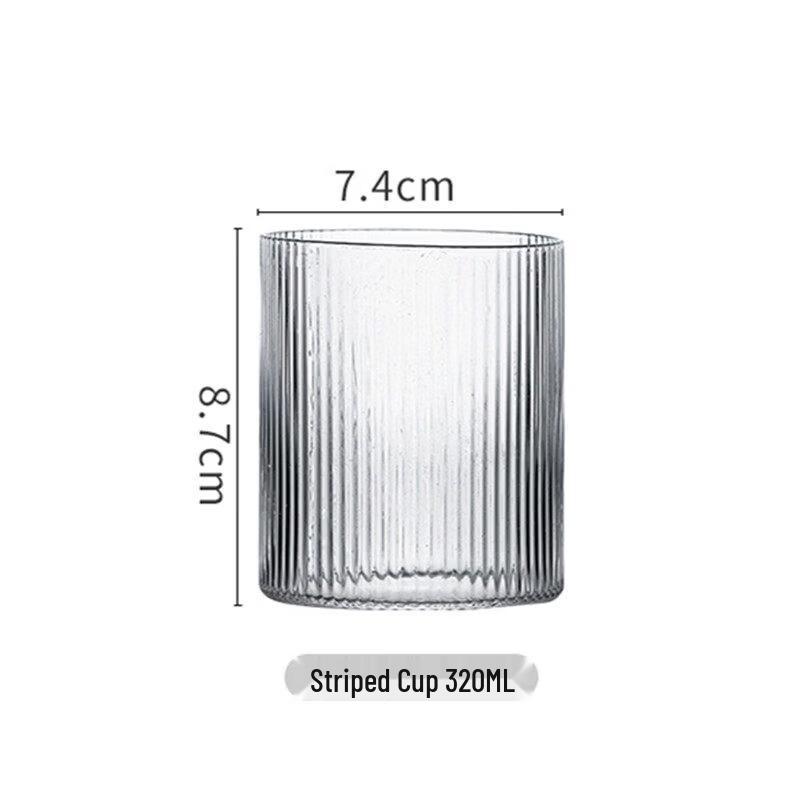 ZISIZ European Crystal Whiskey & Beer Glass