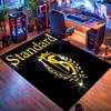 STD Liège Logo Carpet Rug for Living Room Bedroom Home Sofa Decoration,Kids Play Nonslip Floor Mat