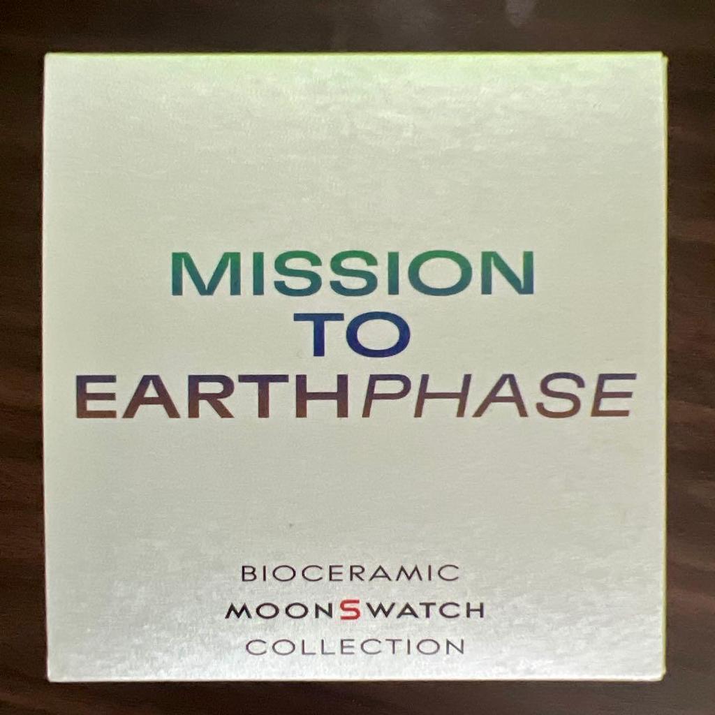 Used New OMEGASwatch Earthphase MoonSwatch complete item