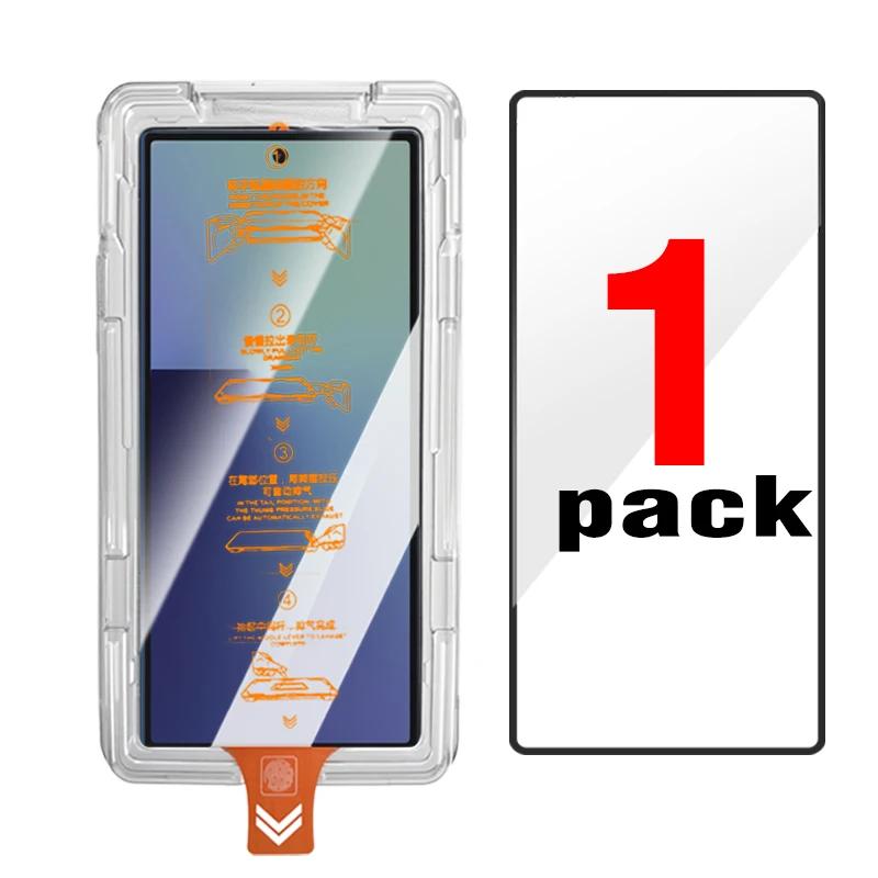

1/2/3Packs 9H Tempered Glass Film for Samsung Galaxy Z Fold 7 Fold7 2026 Shatterproof Screen Protectors with Auto Alignment Kit for Galaxy Z Fold 7