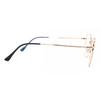 Full Rim Oval Blue Gold Smartbuy Collection Libai 924c Fashion Unisex Eyeglasses