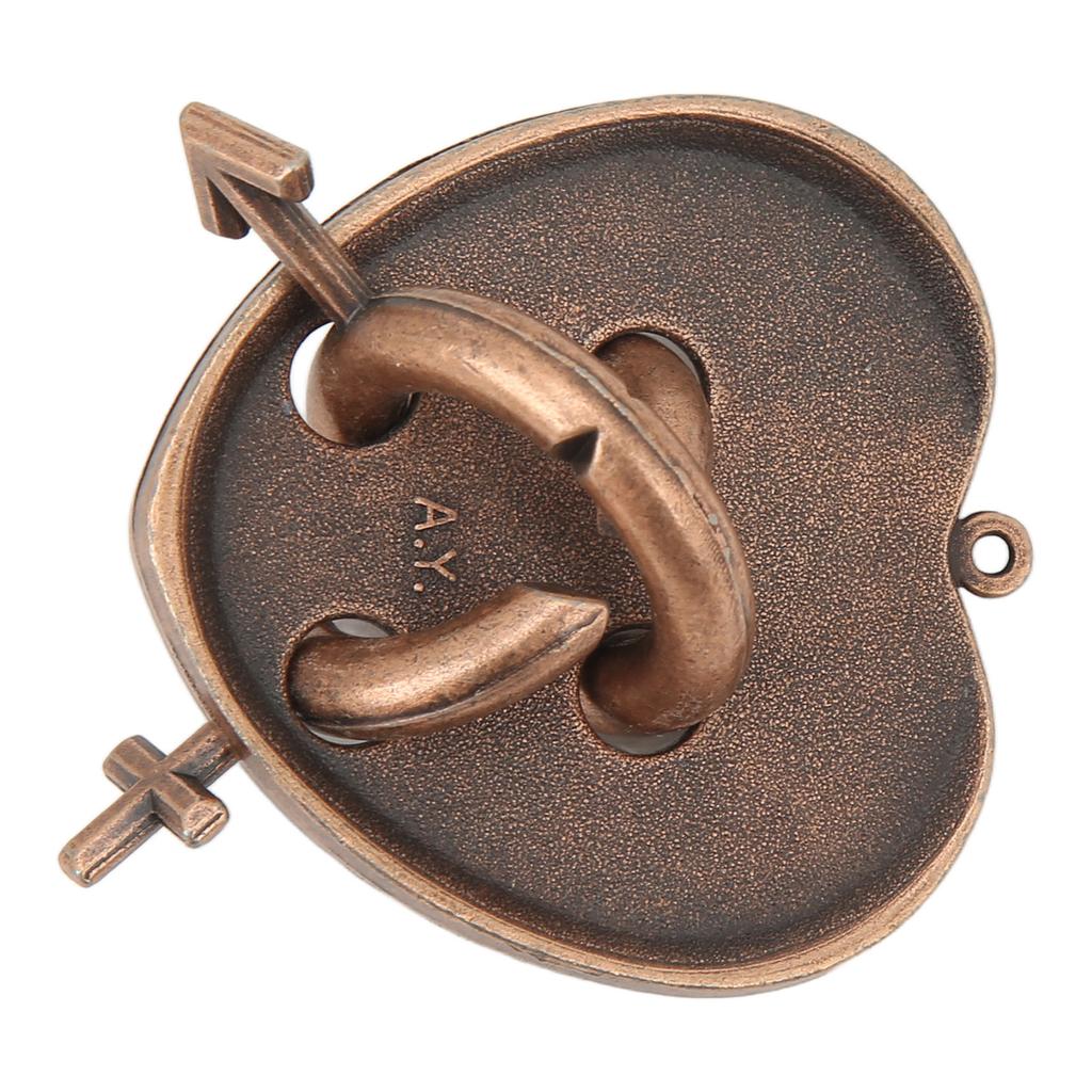 Brain Teaser Puzzle 3D Unlock Game Metal Interlocking Brainteaser Puzzle Toy for Adults
