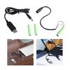 USB Battery Eliminators Line USB 5V 2A to 3x1.5V LR03  AM-4 Dummy Battery Power Cable for Remote Toys Thermometers