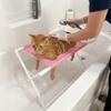 Multi Hole Cat Grooming Hammock Mesh Dog Grooming Bed Pet Bathing Rack for Pet Grooming Cleaning