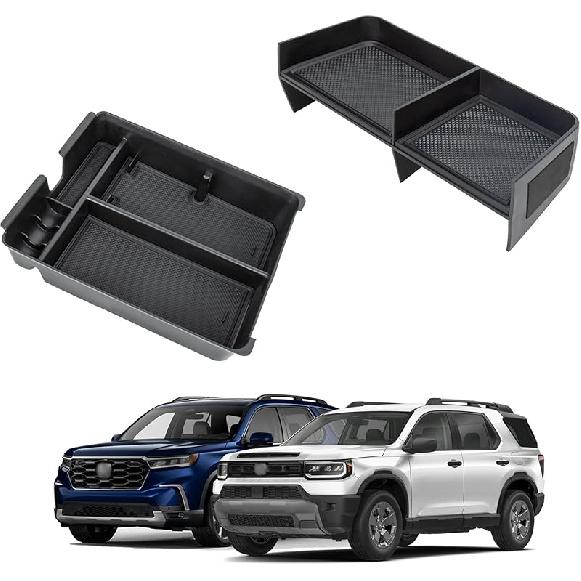 Center Console Organizer Compatible With  2024 2025 2026 Pilot/2026 Passport Accessories, Storage Box Tray Ert Divider Compartment Tray Interior