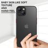 Shockproof Thin Matte Case For iPhone 15 16 13 12 11 14 Pro Max Plus Mini XR XS X Silicone Bumper Clear Hard Cover Capa Funda