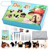 Animali Gatto Cane Set Fai da Te Feltro ad Ago con Tappetino in Schiuma per Progetto Artigianale Kit Forniture per Feltro ad Ago Principianti con Strumenti