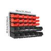 30 Bin Storage Bins Container with Pegboard Tool Organizer Rack for Tools