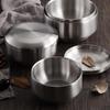 ZISIZ Korean-Style 304 Stainless Steel Double-Layer Insulated Soup Bowl with Lid