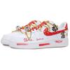 Nike Air Force 1 Low Wishing You Prosperity Anti Slip Wear Resistant Low Top Skateboard Shoes Women's White Red DD8959-100(Team69-SBOX)_