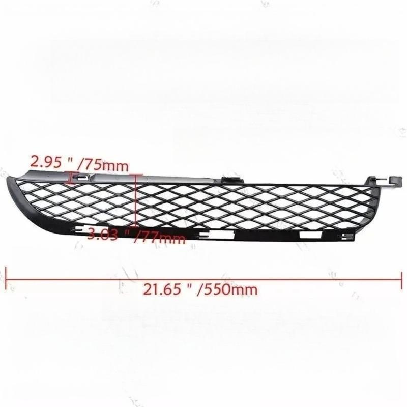 2pcs For 2000-2007 BMW X5 (E53) Front Lower Bumper Grille Inlet Grill Exterior Replacement Accessories 51117116397 51117116398