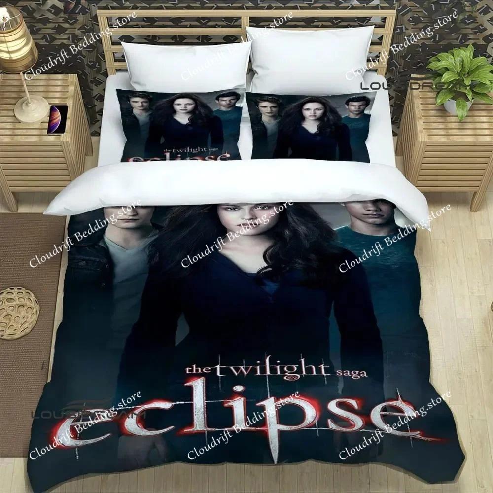 Die Twilight Saga Bedruckte Bettwäsche-Sets Exquisites Bettwaren-Set Bettbezug Bettdecke Bettwäsche-Set Luxuriöses Geburtstagsgeschenk
