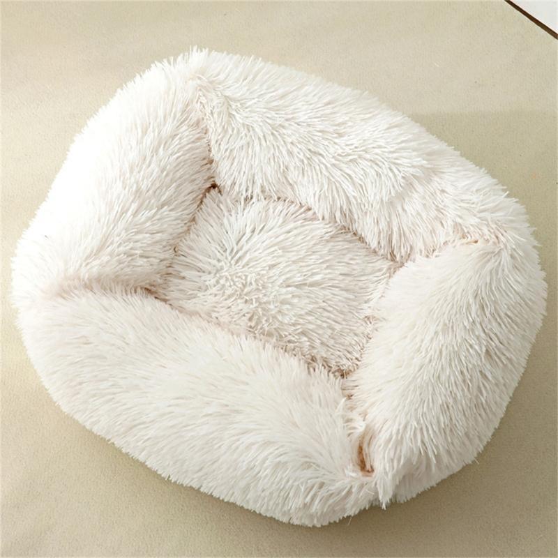 Pet Couch Bed with Thicken Cover Soft and Furry Cushion Non-Slip Dog Basket Dog Sofa Thicken Cover Nest ciano