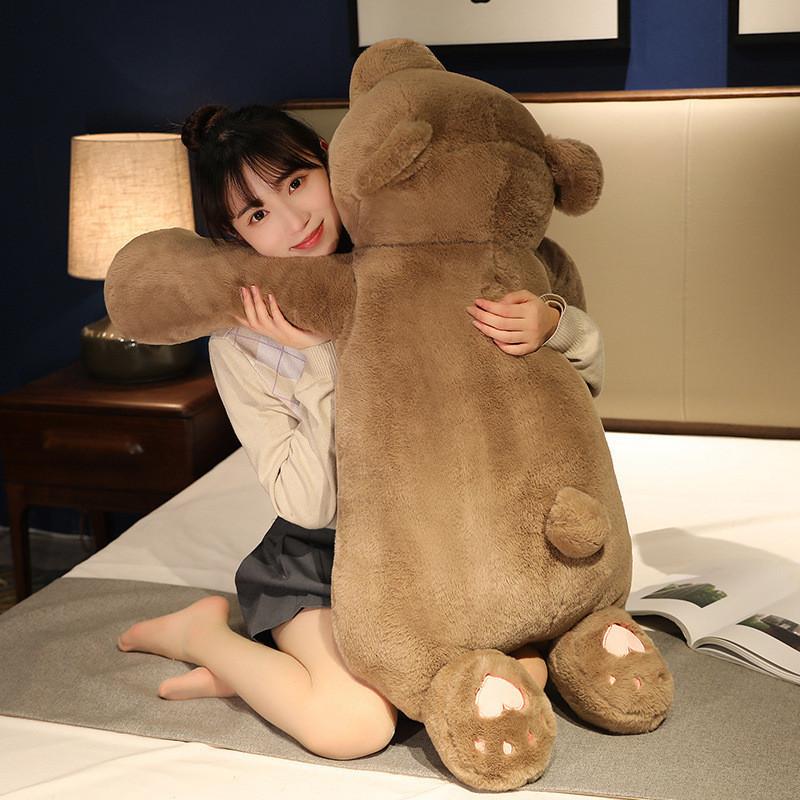 Lying Bear Panda Plush Toy Cartoon Stuffed Animal Doll Decorations Kids Gift