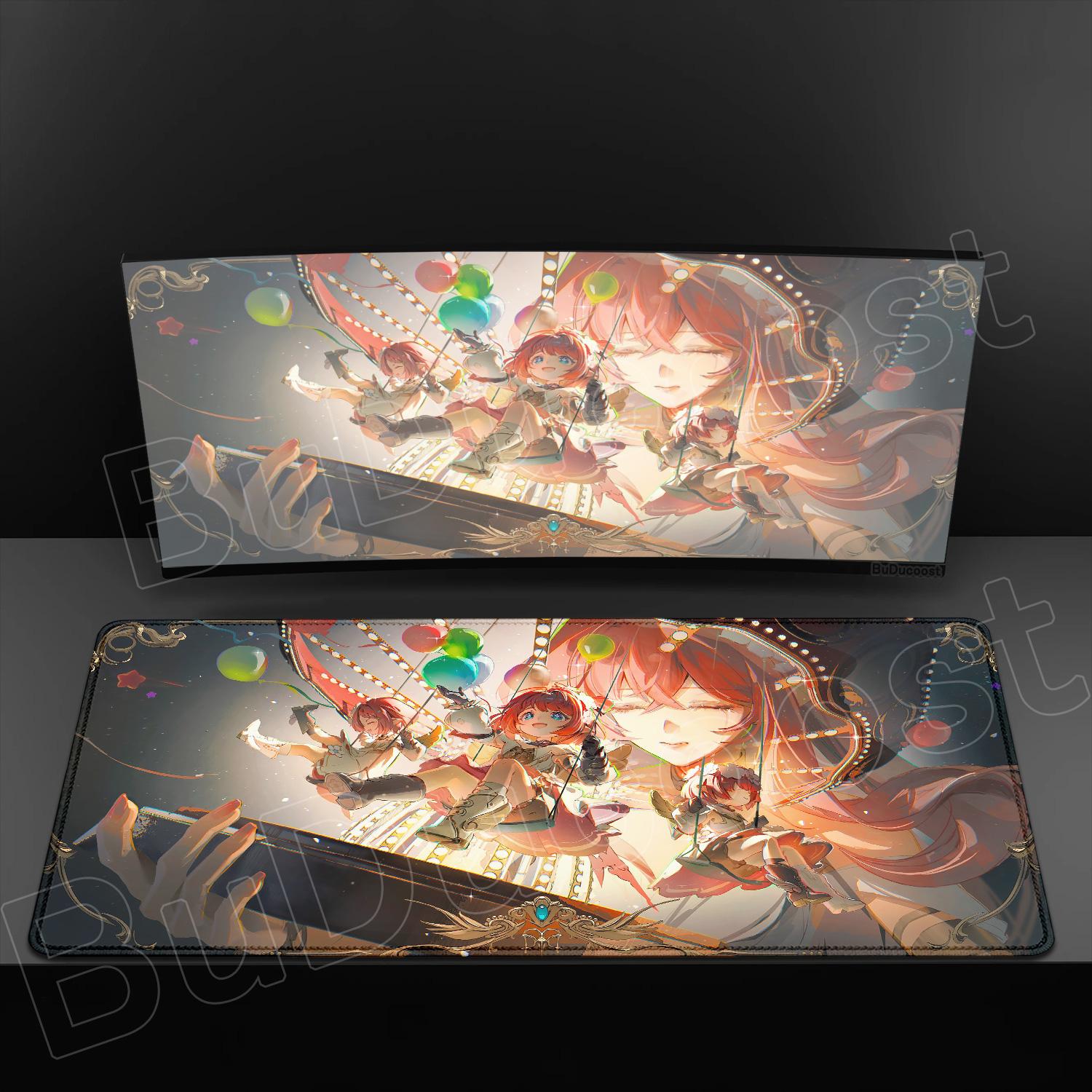 

HD Printing Honkai Star Rail Cute Computer Mouse Pad Xxl Large Mause Pad Desk Office Accessories Pc Cabinet Keyboard Gaming Mats 300x600x2mm