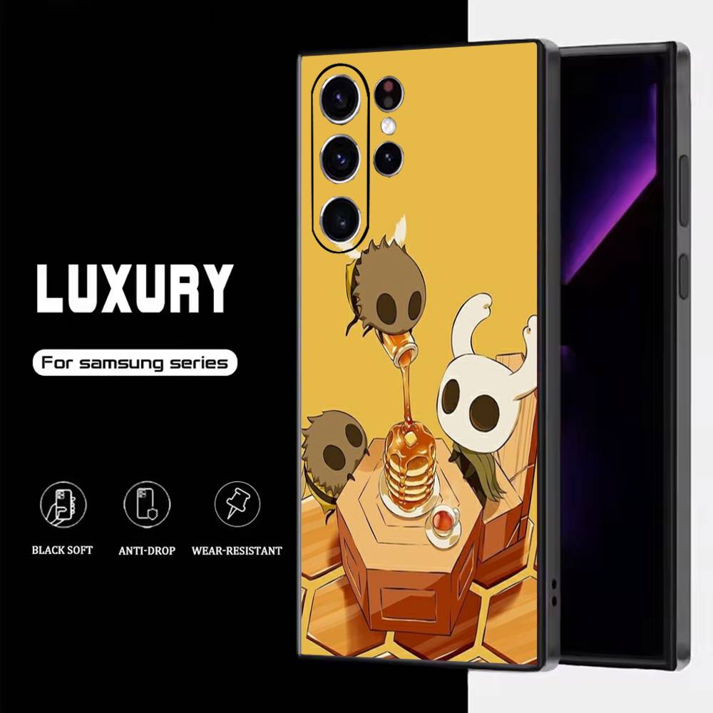 H-Hollow Knight Silksong Hornet Phone Case For Samsung S25,S24,S23,S22,S21,S20,S10,Ultra,Plus,Lite,FE,Soft Silicone Black Cover Samsung S25