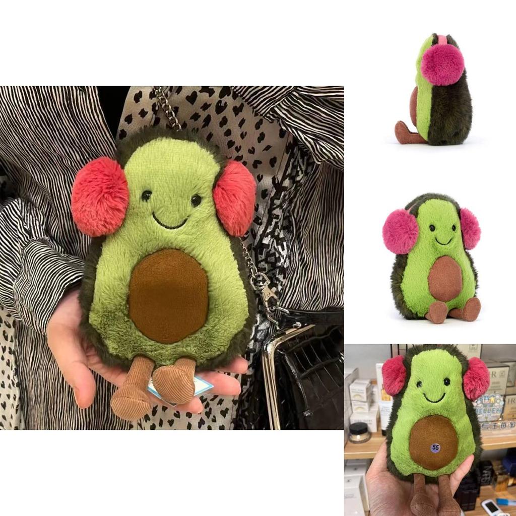 Peluche Avocado Jellycat Regalo Per Adolescenti E Bambini Imbottitura in Fibra Morbida