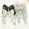 Stylish Floral Pattern Hair Barrettes Hair Clip Sweet Hairpin Barrette Bowknot Hair Clip Christmas for Women Girl