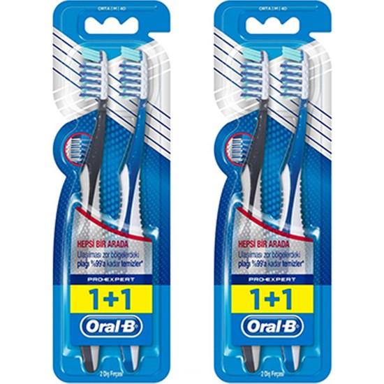 

Зубная щетка Oral-B Pro-Expert Complete 1+1, 4 шт. в упаковке
