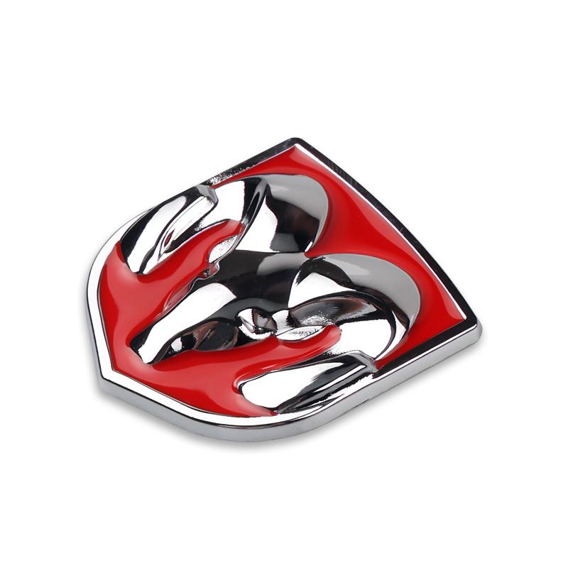3D Metal Car Body Stickers Badge Decor Decals Auto Outside Accessories For Dodge Durango Caliber Dakota Neon SXT Nitro Ram Dart