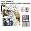 Anime Frieren: Beyond Journey's End 400pcs/900pcs Card Album Book Collection Card Zipper Game Cards Binder Holder Kids Gifts