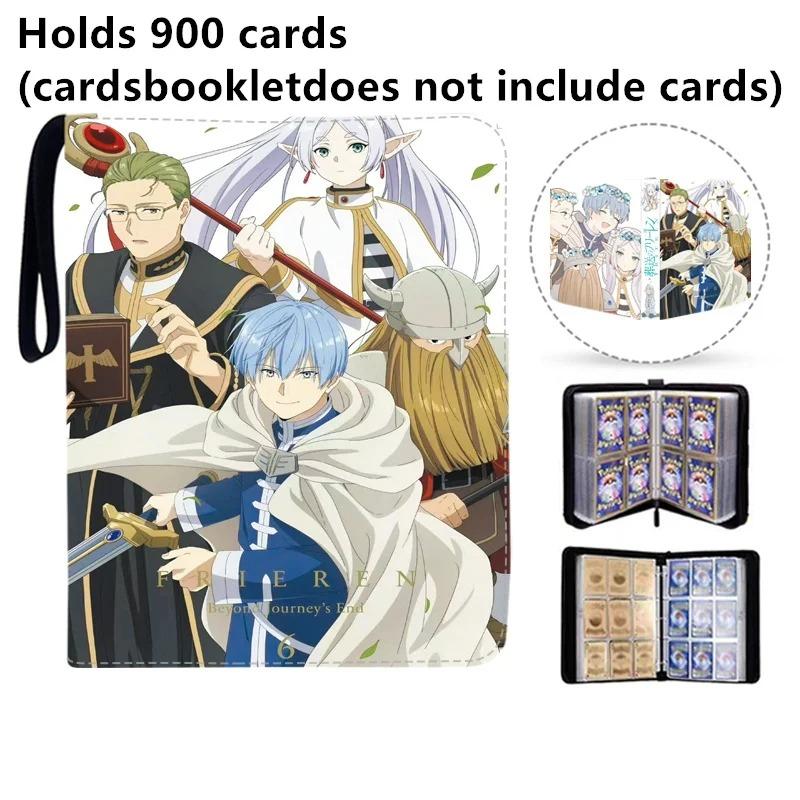Anime Frieren: Beyond Journey's End 400pcs/900pcs Card Album Book Collection Card Zipper Game Cards Binder Holder Kids Gifts