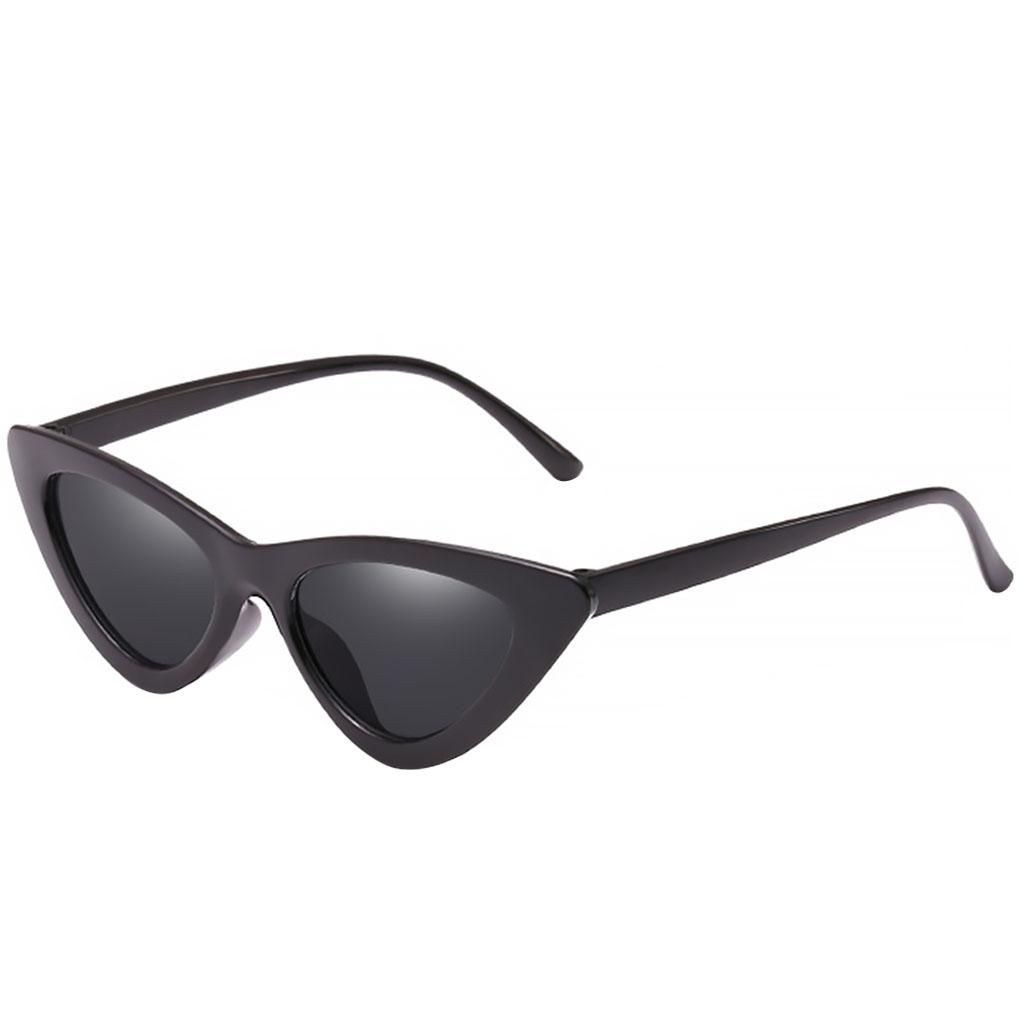 Women Narrow Fashion UV400 Multi Color Goggles Plastic Frame Eye Protection Glasses