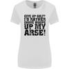 Give Up Golf? Funny Golfing Golfer Womens Wider Cut T-Shirt
