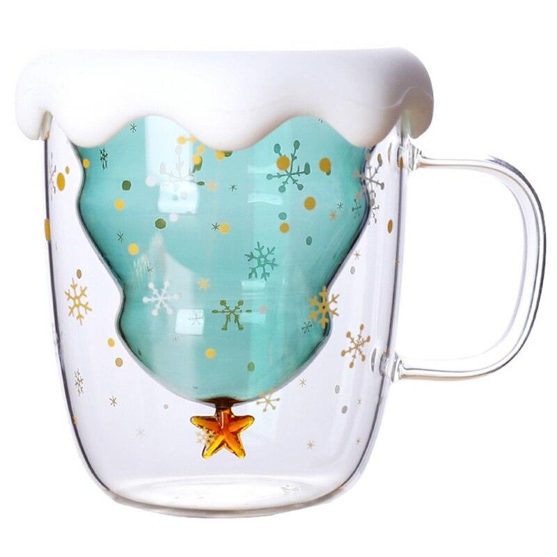 Christmas Tree Mug Christmas Tree Mug Creative Glass Mug Christmas Tree Mug Star 896B | Beer Mug