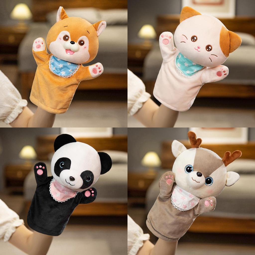 Cute Animal Finger Puppets For Kindergarten Performances Interactive Plush Toys For Parent-child Bonding