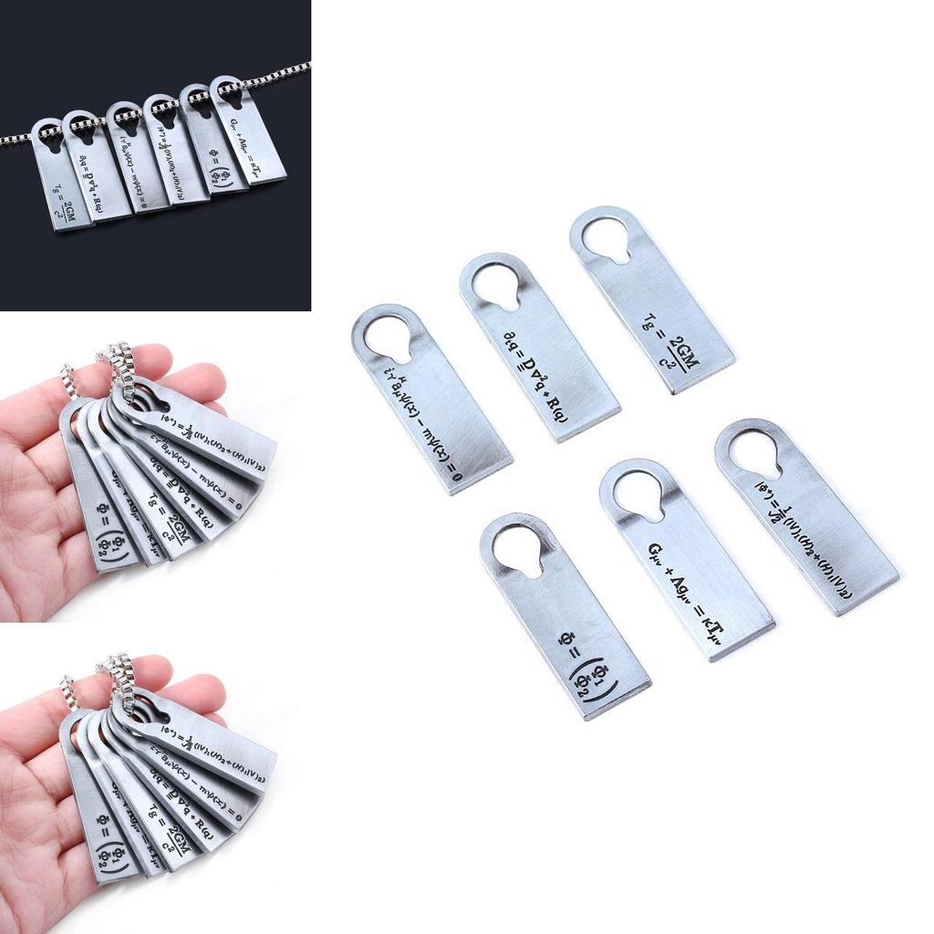 Death Stranding Chemical Physical Equations Alloy Pendant Necklace With Vintage Design For Science Enthusiasts